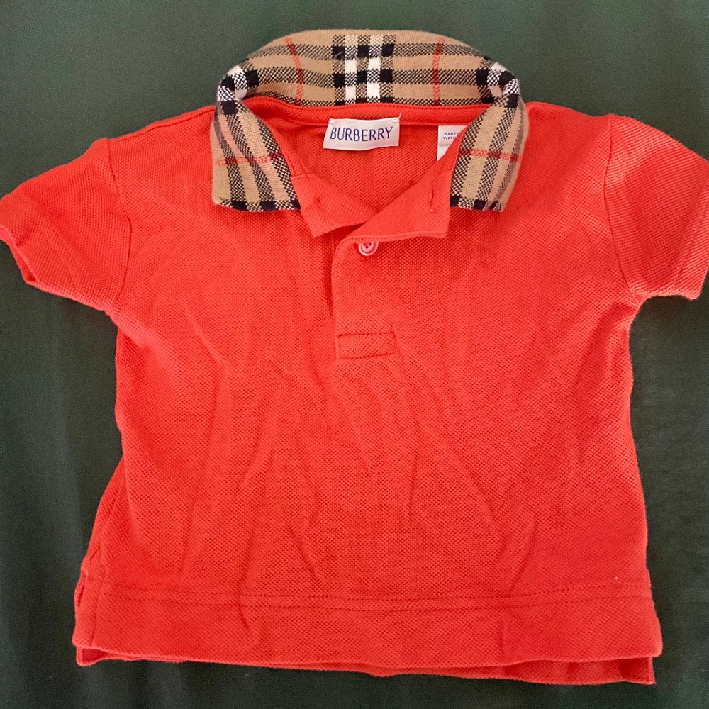 Burberry polo tee